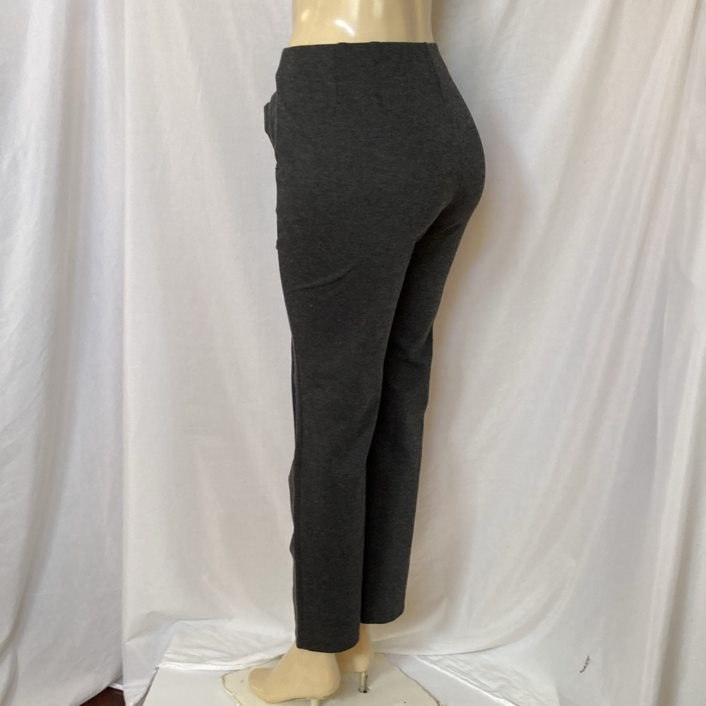 Lane Bryant Ponte Pants Charcoal Dark Gray Size 14/16 Petite Straight Leg NWT - Picture 7 of 8